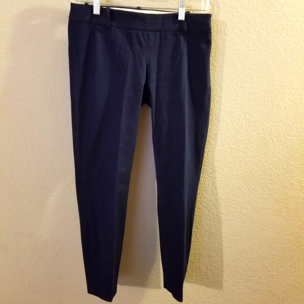 J. Crew Stretch Women's Blue Ankle Pants "Minnie" Size 0